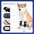 thumbnail image 3 of Dog Front Leg Brace Compression Wraps, Breathable Dog Leg Carpal Support With Reflective Stripe, Canine Front Leg Wrap Sleeve For Wounds, 3 of 7