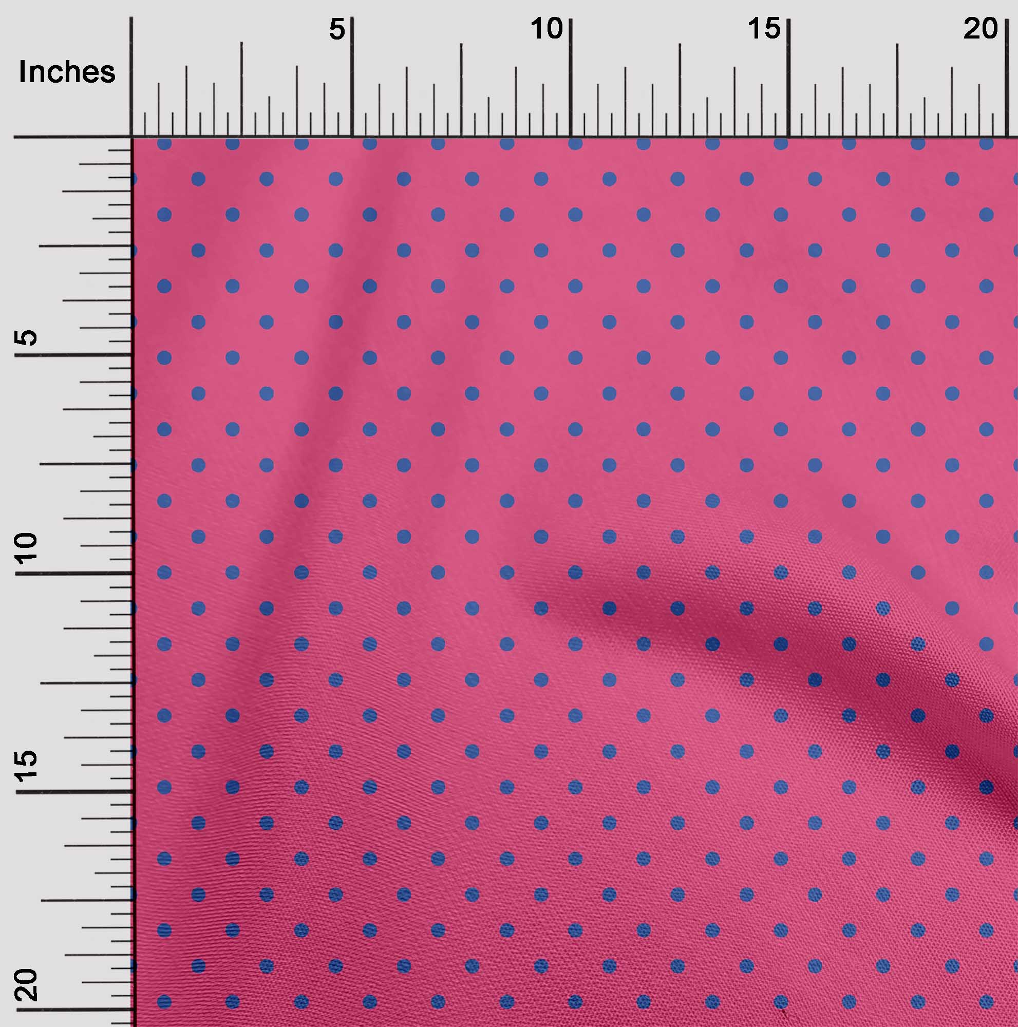 oneOone Cotton Poplin Fabric Polka Dots Print Fabric BTY 42 Inch Wide