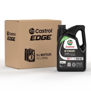 Castrol EDGE 0W20 Full Synthetic Case Pack 3X5L Jugs