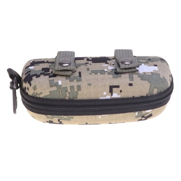 KAKOWELY Camouflage Glasses Case Portable Glasses Storage Box Outdoor Glasses Storage Box,6.69X"X3.15"X2.17"