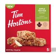 thumbnail image 1 of Tim Hortons Apple Fritter Granola Bars, Peanut-Free, Individually Wrapped, Made with Canadian Oats, 5 Count, 1 of 6