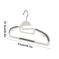 thumbnail image 3 of EGNMCR Household Non Slip Non Marking Corner Drying Rack Fish Mouth Opening Clothes Hangers Dry And Wet Use Does Not Hurt The Collar Plastic Hanger, 3 of 6