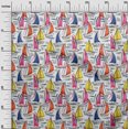 thumbnail image 3 of oneOone Georgette Viscose Orange Fabric Beach Boat Sewing Craft Projects Fabric Prints By Yard 42 Inch Wide, 3 of 4