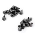 thumbnail image 1 of 50pcs 7x10mm  Spikes Punk Rivets Leathercraft Studs DIY Clothing Decoration  Color, 1 of 8