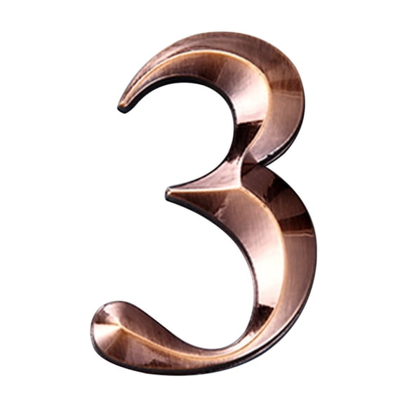 House Numbers for Outside Modern House Numbers Mailbox Numbers 0-9 Self-Adhesive Street Door Home Address Metal Numbers for Outside Or Inside Signs Easy Install Address Numbers for Houses