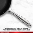 thumbnail image 4 of Starfrit The Rock Diamond ensemble 10 pièces antiadhésif, Aluminium forgé durable, Va au four, Sans AFPO, Facile à nettoyer, Noir, 4 of 8