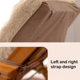 thumbnail image 4 of SLYNSHome Clearance Lounger Cushions for Outdoor Furniture Rocking Chair Cushions for Indoor Rocker Non-Slip Soft Chair Pads - Coffee, 4 of 6