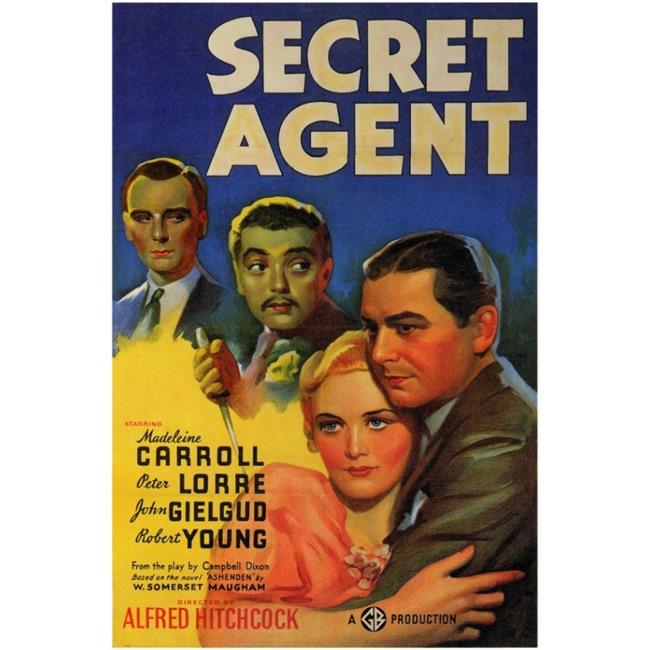 Pop Culture Graphics MOVAC9864 The Secret Agent Movie Poster, 11 x 17