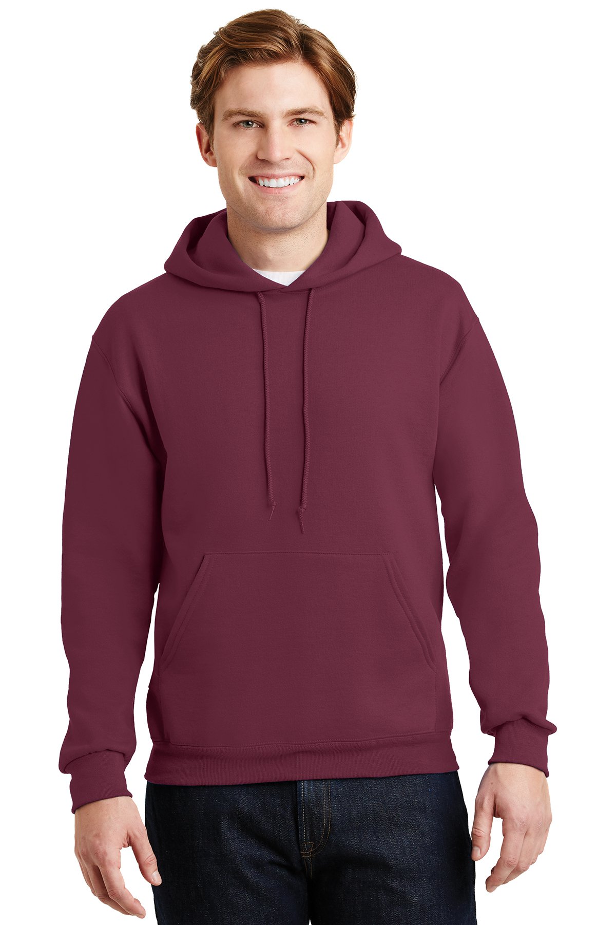 Jerzees Sweat à Capuche pour Hommes, Petit, Marron