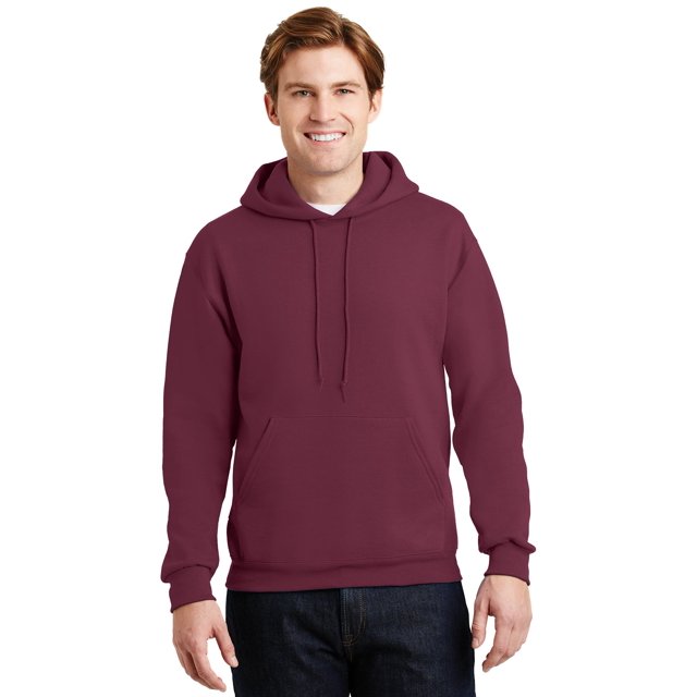 Jerzees Sweat à Capuche pour Hommes, Petit, Marron