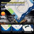 thumbnail image 4 of XYX 3in1 Rotating Stand Case for iPad Pro 13 inch M4 2024 with Hand/Shoulder Strap, Shockproof Rugged, Colorful Blue, 4 of 7