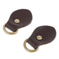 thumbnail image 1 of simhoa 2pcs PU Leather Handle Snap Buckles for Handbag Making Accessories Coffee, 1 of 8