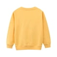thumbnail image 4 of AJIWYH Filles Mode Enfants Tout-Petits Bébés Filles Printemps Automne Chandails à Imprimé Animal Coton Décontracté Col Rond Manches Longues Hauts Chandail Chandail Chemise Chandails Filles Jaune, 1-2 Ans, 4 of 4
