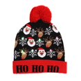 thumbnail image 2 of LED Christmas Hat Adults Knit Beanie Comfortable Headgear Winter LED Knitted Hat, 2 of 9