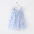 thumbnail image 2 of Yuyuzo Tenues d'Été pour Fillettes Robe Sans Manches Princesse Étoilée Robe de Fête Dansante Saint-Valentin, 2 of 4