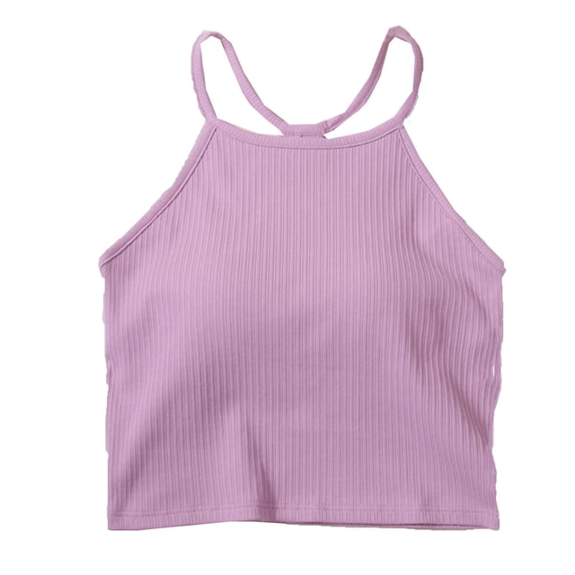 Tauxra Hauts pour Femmes, Chemise Sans Manches à Col Rond, Haut d'Été Décontracté Confortable avec Coupe Régulière pour Usage Quotidien, Léger et Respirant, Entretien Facile