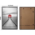 thumbnail image 4 of ELSKER&HOME 22.375 x 34 Poster Frame 3 Pack, Black Picture Frame for Horizontal or Vertical Wall Mounting, 4 of 6