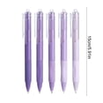 thumbnail image 3 of RRJ 5 Pack Retractable Ballpoint Pens, Quick Drying 0.5mm Black Ink Pens, Smooth Writing Pens for Study Exams Office Home, Large Capacity 5ml Ink Pens, Click Button Pens for Study Professionals, 3 of 6