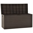 thumbnail image 3 of vidaXL Garden Storage Box Brown 116x44x55 cm, 3 of 5