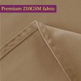 thumbnail image 3 of ORUYROP 210GSM Rectangle Table Cloth-Heavy Duty Water Proof Microfiber Tablecloth, Decorative Fabric Table Cover for Outdoor and Indoor Use (Coffee, 54 x 54 Inch ), 3 of 7
