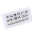 thumbnail image 4 of 12Pcs Stamping Punch Tool Tang Dynasty Flower Design DIY Vegetable Leather Stamper 1Pc Handle, 4 of 14