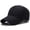 Black, variant on Men Women Summer Golf Mesh Hat Breathable Curved Visor Casual Plain Baseball Cap