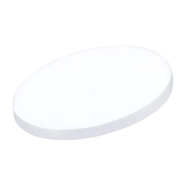 Unique Bargains 40mm OD 3mm Thick Round Silicone Rubber Solid Gasket Sheet White 8 Count