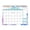 B, variante sur Yhmxh Déco Maison Déco de Printemps Déco de Chambre Calendrier 2025 Calendrier Mural Anglais Bloc-Notes Mémo Calendrier Mural Cahier Calendrier de Voyage Compte à Rebours Designs Calendrier Mural