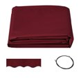thumbnail image 1 of Outsunny Toile de Rechange pour Auvent Rétractable 11 Pieds x 10 Pieds, Auvent Pare-Soleil Extérieur, Protection UV, Rouge Vin, 1 of 10
