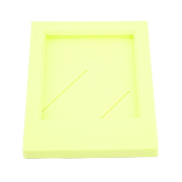 Photo Frame, Decorative ABS PP Rectangle Stand Photo Frame Classical Reusable For Bedroom Yellow