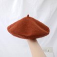 thumbnail image 1 of LinYooLi Ishihara Rimi Hat Vintage British Wool Beret Thick Japanese Painter Hat Korean Version Versatile Pumpkin Hat Girl, 1 of 9