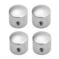 thumbnail image 2 of Yeacher 4pcs Metal Tone Control Knob Dome Knob Set with Inner Hexagon Spanner for Electric Guitar Bass, 2 of 8
