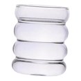 thumbnail image 4 of simhoa Creative Ribbed Glass Cup Rippled Cocktail Glasses for Mixed Drinks Cocktail, 4 of 7