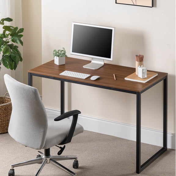 Bureau Zinus Jennifer, moderne et minimaliste, 47 po, usage polyvalent comme poste de travail pour ordinateur ou table à manger, idéal pour petits espaces, naturel