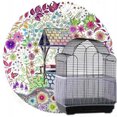 thumbnail image 1 of Trayknick Housse de Cage Lavable à la Machine, Filet Supérieur Robuste en Fil, Cages Rondes Carrées, Housse Universelle pour Cage à Oiseaux pour la Maison, Noir, 1 of 13