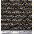 thumbnail image 1 of Soimoi Poly Georgette Fabric Brush Stroke & Spiral Abstract Print Sewing Fabric Yard 42 Inch Wide, 1 of 3