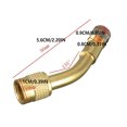 thumbnail image 3 of Thinsony Auto Tire Valve Reusable Dustproof Cap Tyre Extension Adapter Accessories 135 Degree, 3 of 6