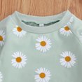 thumbnail image 2 of Faithtur Baby Clothes Set Floral Printed Sweatshirts Tops+Pants+Bow Headband, 2 of 9