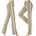 thumbnail image 1 of Meichang Spring Clearance Womens Yoga Pants High Elastic Waist Modal Bootcut Pants Workout Running Yoga Trousers Casual Yoga Gym Leggings with Drawstring, 1 of 9