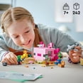 thumbnail image 4 of LEGO Minecraft La maison Axolotl 21247 Ensemble de jeu de construction (242 pièces), 4 of 6