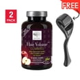 thumbnail image 1 of BeautyBoost Hair Care Kit: 2 x 60 Gummies + Free Roller, 1 of 10