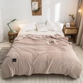 thumbnail image 4 of Soft And-friendly Blankets Milk Fleece Blankets Thicken Warm Siesta Fleece Blankets, 4 of 5