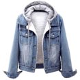 thumbnail image 4 of 2025 Femmes Vintage à Boutons Vestes Décontractées pour Femmes Veste en Jean en Denim Courte Usée de Noël pour Femmes Veste Manteau avec, 4 of 4