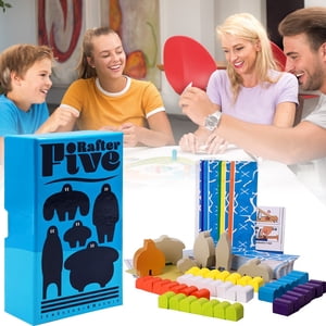 HUASHENG Oink Games Rafter Five Dexterity Game | Build The Biggest & Stack Your Chests | Fun For 16 Players | Ages 7+