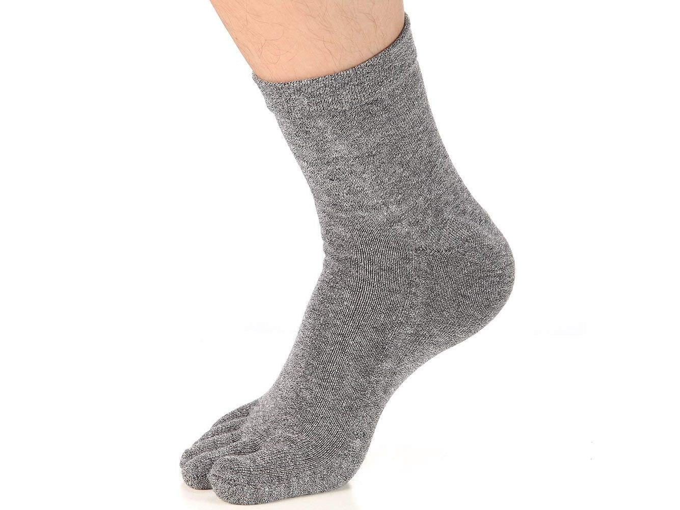 Women's Toe socks Cotton Crew Five