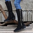 thumbnail image 4 of LSLJS Bottes à Talon Moyen Jusqu'au Genou Bottes à Imprimé Léopard Fermeture Éclair Latérale Mode Décontractée Bottes pour Dames, Bottes Mi-Mollet pour Femmes, Bottes pour Femmes, 4 of 9