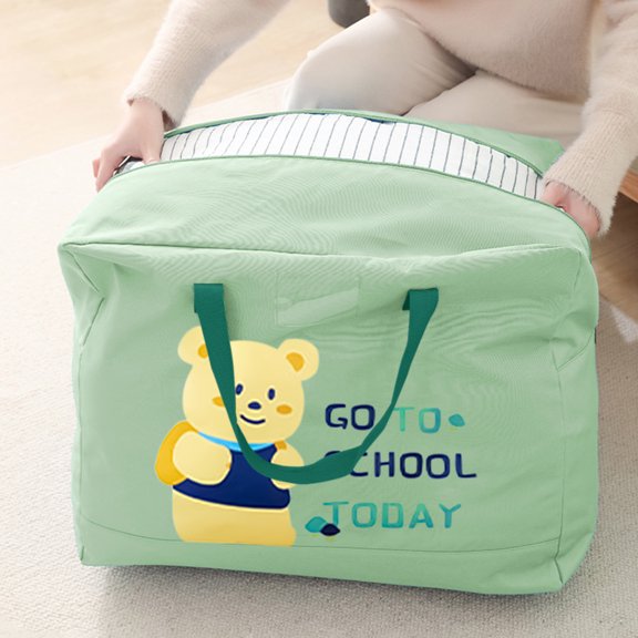 Chmadoxn Organisateurs et Rangement pour Garde-Robe, Grand Sac de Rangement, Sac Mobile, Organisateur de Vêtements pour Couvertures, Couettes, Garde-Robes de Chambre, Dortoir, Fournitures Mobiles, Fourre-Tout de Rangement, Rangement de Voyage en Tissu 600D
