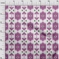 thumbnail image 3 of oneOone Coton Flex Rose Tissu Ikat Robe Tissu Tissu Imprimé par la Cour 40 Pouces de Large, 3 of 4