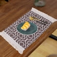 thumbnail image 1 of EGNMCR Kitchen Utensils Set, Cooking Utensils Set, Placemats Napkins New Thick Cotton And Linen With Tassel Placemats Insulated Placemats Beautiful And Practical Table Insulation Mat Placemat Napkin, 1 of 6