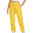 thumbnail image 1 of Timegard Womens Sweatpants Jogger Pants Elastic Waist Solid Color Trousers with Pockets Workout Pants, 1 of 7